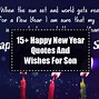 Image result for Happy New Year Son Blessings