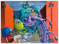 Image result for Monsters Inc Bathroom Scene