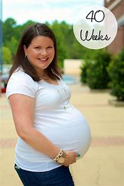 Image result for 40 Weeks Pregnant Bump