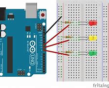 Image result for Arduino Uno Traffic Light