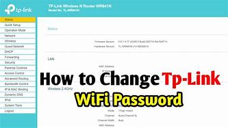 Image result for How to Change TP-LINK Router Password