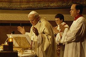 Image result for Pope John Paul II Holy Mass in Poland