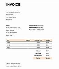 Image result for Invoice Template with Payment Options