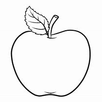 Image result for Preschool Apple Coloring Page