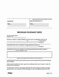 Image result for What Does a Michigan Property Deed Look Like