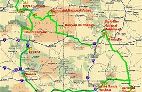 Image result for Arizona-Utah Map