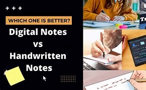 Image result for Digital Notes vs Handwritten