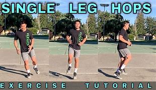 Image result for Single Leg Hop Exercise