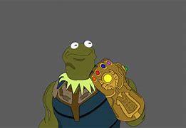 Image result for Kermit the Frog as Thanos