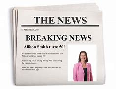Image result for Fake Newspaper Template