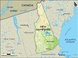 Image result for New Hampshire State Map