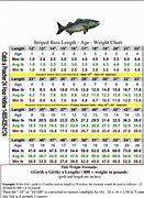 Image result for Fish Weight by Length Chart