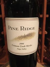 Image result for Pine Ridge Merlot Crimson Creek