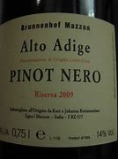 Image result for Brunnenhof Mazzon Pinot Nero Riserva