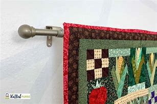 Image result for Curtain Rod Clips for Hanging Quilts