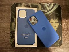 Image result for Blue iPhone 12 Silicone Case