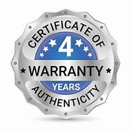 Image result for 4 Year Warranty