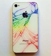 Image result for iPhone 4 White Cracked Back