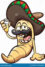 Image result for Tequila Worm Cartoon