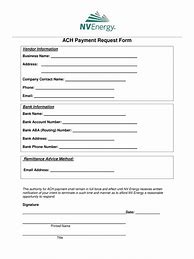 Image result for Vendor ACH Form Template
