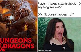 Image result for Dungeons and Dragons DM Memes