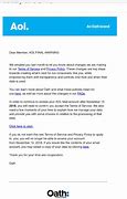 Image result for Email From AOL About Account Closure for Fraud