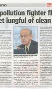 Image result for Newspaper Articles On Air Pollution