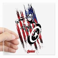 Image result for Captain America Flag Sticker