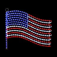 Image result for American Flag Lights