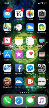 Image result for iPhone 10 Home Screen