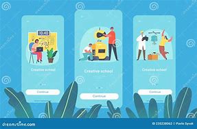 Image result for Template for a School Mobile-App