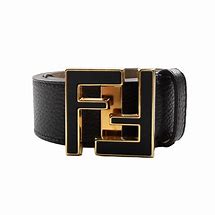 Image result for Black and Gold Fendi Belt