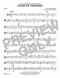 Image result for Game of Thrones Viola Sheet Music