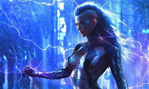 Image result for Beautiful Cyberpunk Girl Art