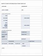 Image result for Client Request Form Template