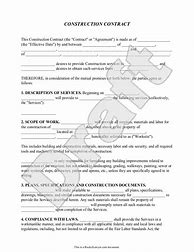 Image result for Free Construction Contracts