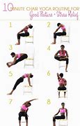 Image result for Printable 28 Day Chair Yoga