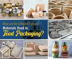 Image result for Types of Food Packaging Materials