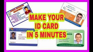Image result for Making ID Cards