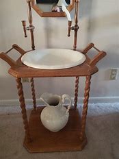 Image result for Small Antique Wash Stand