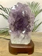 Image result for Amethyst Stone Lamp
