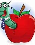 Image result for Apple Book Worm Cartoon