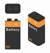 Image result for 9 Volt Battery Drawing
