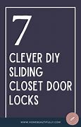 Image result for DIY Sliding Door Lock