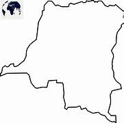 Image result for Congo Outline Map