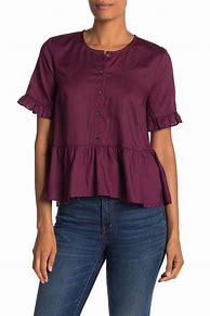 Image result for Short Sleeve Ruffle