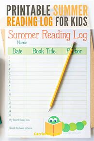 Image result for Summer Reading Sheet