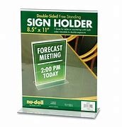 Image result for Acrylic Sign Holders 8.5 X 11