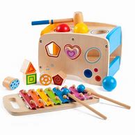 Image result for Wooden Toys for 1 Year Olds