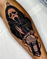 Image result for Ghostface Knife Tattoo Design